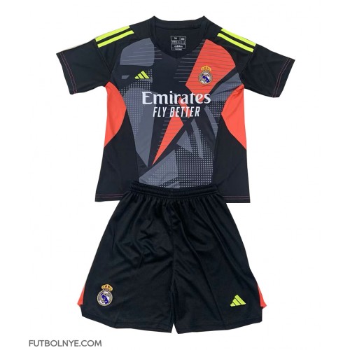 Camiseta Real Madrid Portero Visitante Equipación para niños 2024-25 manga corta (+ pantalones cortos)